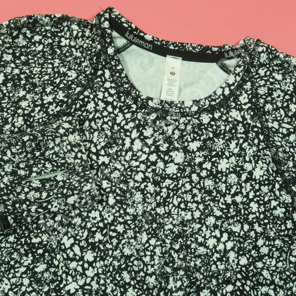 lululemon athletica Tops - Lululemon It's Rulu Run Long Sleeve in Venture Floral Alpine White Black…